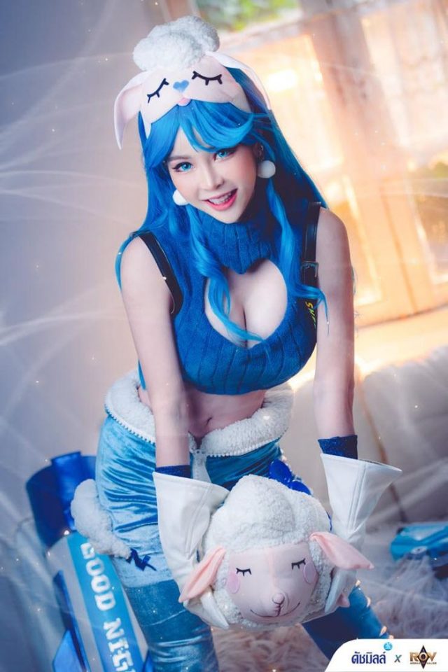 泰国女coser@pang3pong在《传说对决》中化身“甜梦时光”希露卡插图3