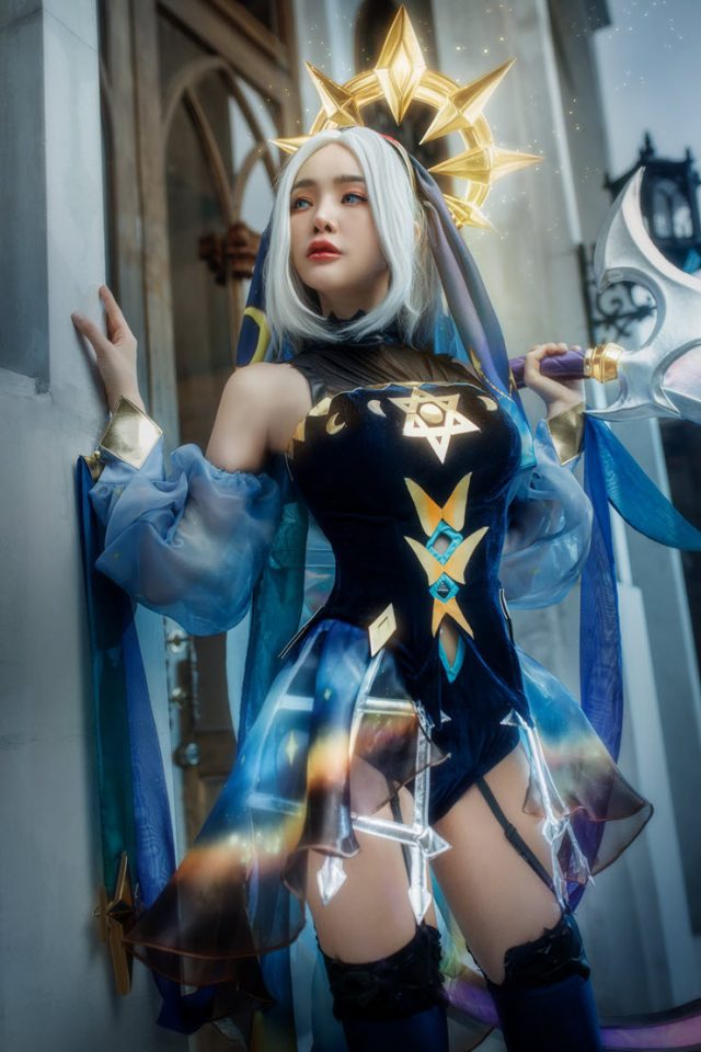 泰国女coser将美丽迷人的“伴月舞者” 叶娜带到了现实生活中(泰国美女组合)插图7