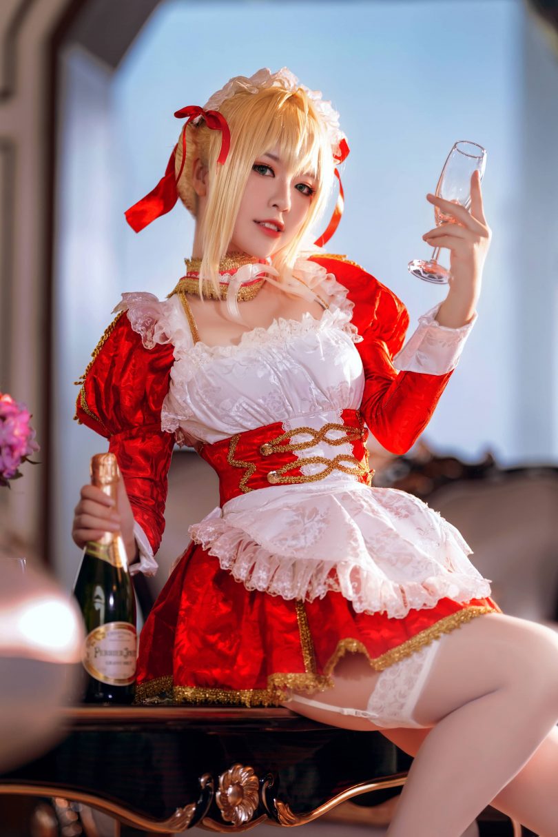 半半子cos尼禄 | 半半子_Claudius Maid·尼禄女仆cos作品 [43P-353MB]