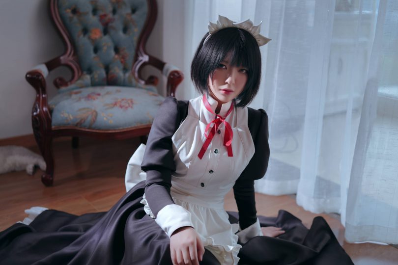 半半子cos女仆 | 半半子_MAID BANBANKO·嫌パン 女仆cos作品 [60P2V-308MB](半半子最新)插图