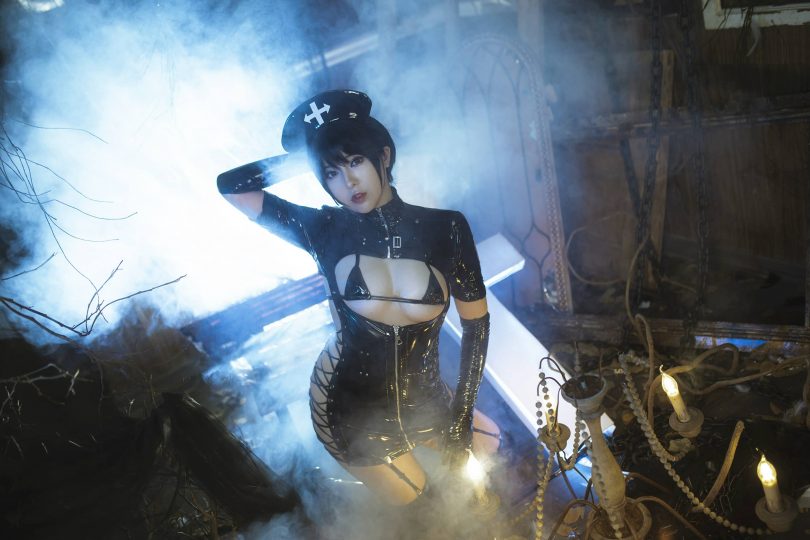 小容仔咕咕咕w cos护士 | 小容仔咕咕咕w_黑暗护士cos作品 [58P-746MB]