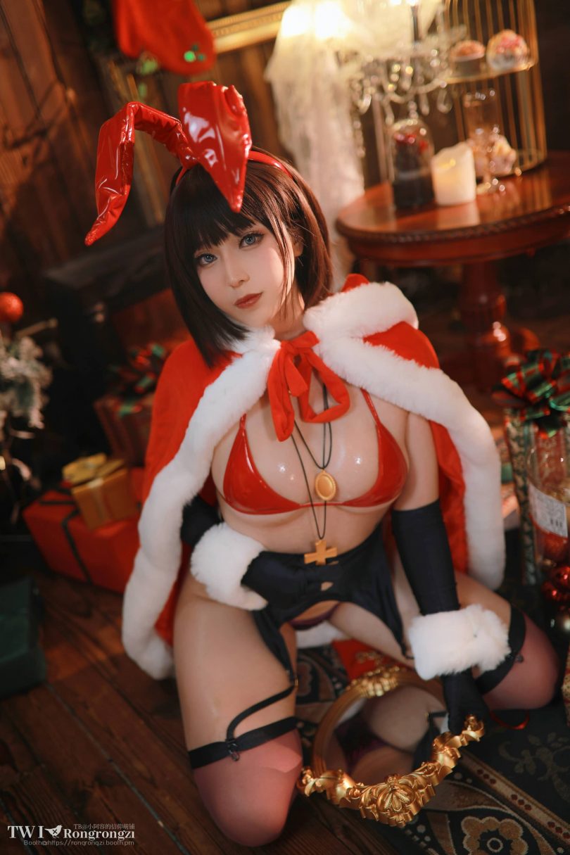 小容仔咕咕咕w cos魔太郎 | 小容仔咕咕咕w_圣诞装·魔太郎cos [50P1V-364MB]