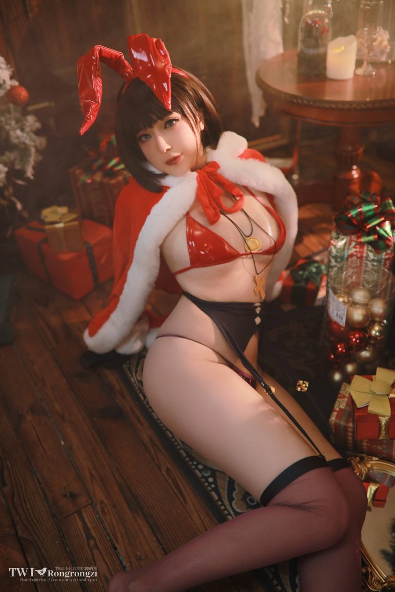 小容仔咕咕咕w cos魔太郎 | 小容仔咕咕咕w_圣诞装·魔太郎cos [50P1V-364MB]