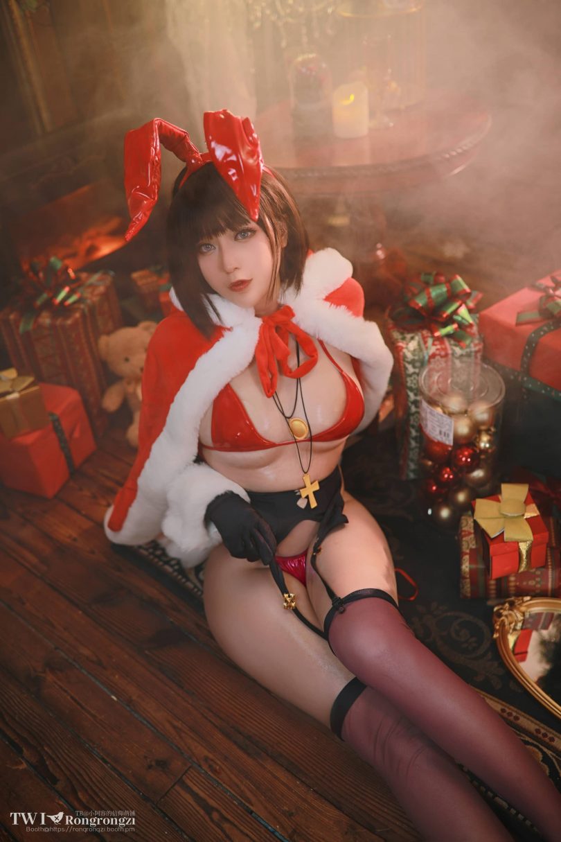 小容仔咕咕咕w cos魔太郎 | 小容仔咕咕咕w_圣诞装·魔太郎cos [50P1V-364MB]