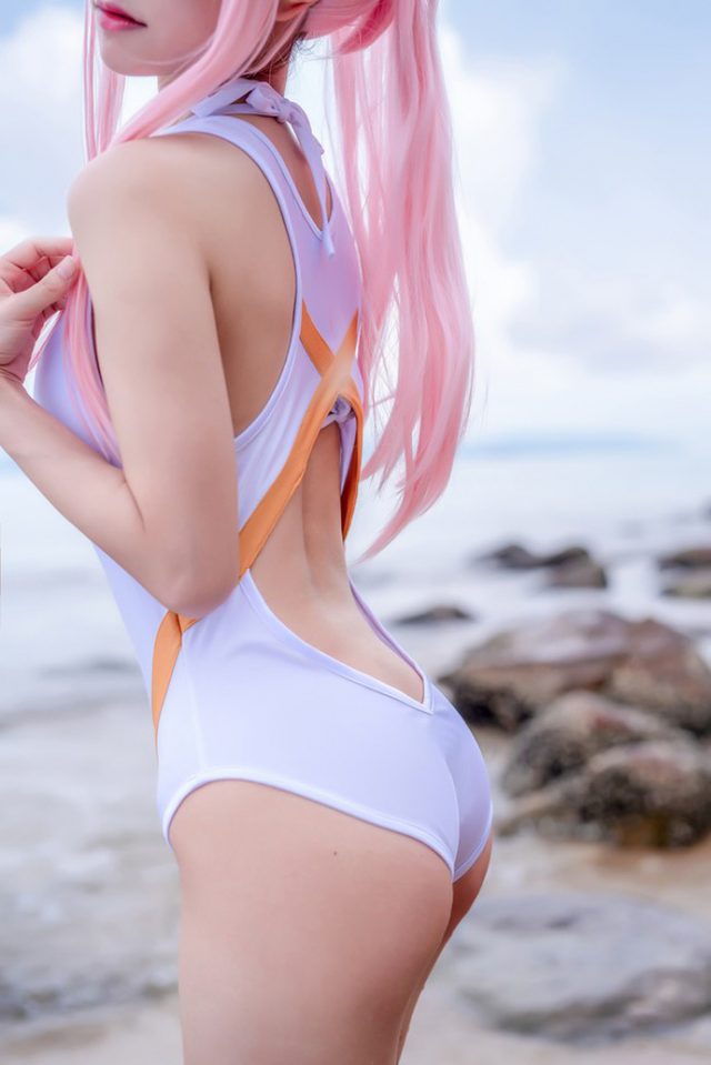 coser@小洮在《DARLING in the FRANXX》中化身“神秘少女”零二插图6