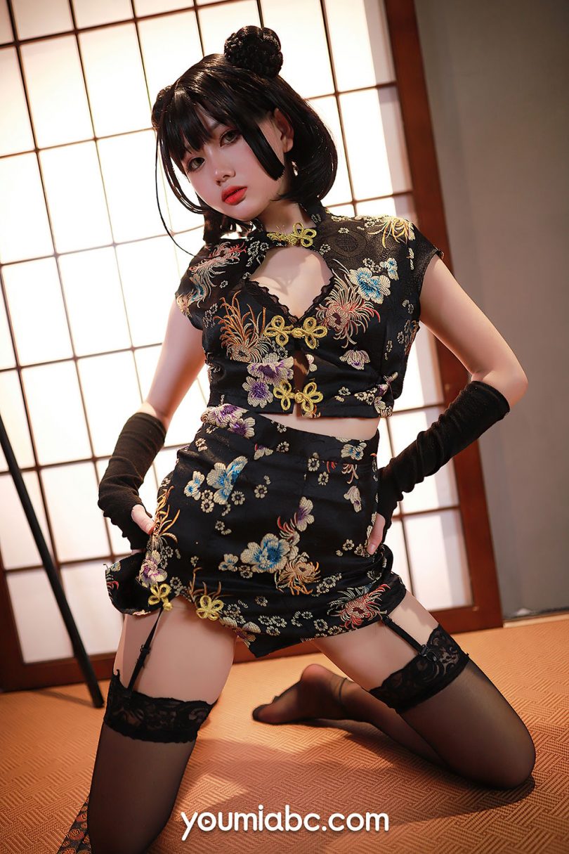 您的蛋蛋cos武士娘 | 您的蛋蛋_YouMi·旗袍武士娘cos作品 [33P-650MB]