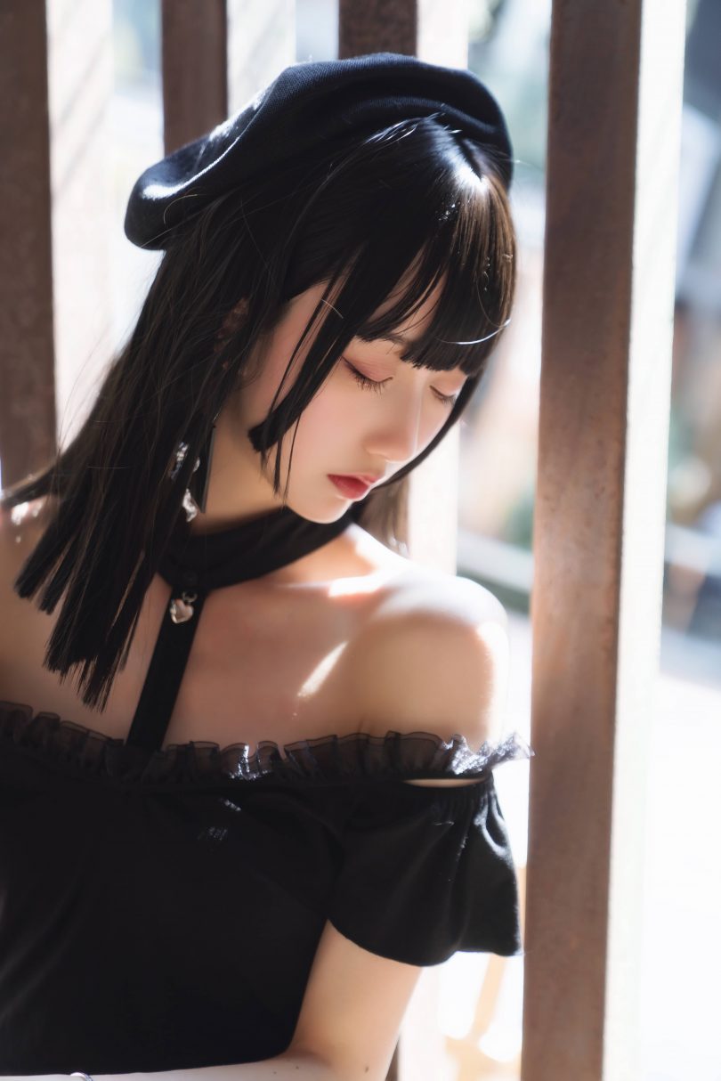 木棉棉OwO cosplay作品 | 木棉棉OwO_连体裙·黑色魅惑cos图包 [23P-441MB]插图7