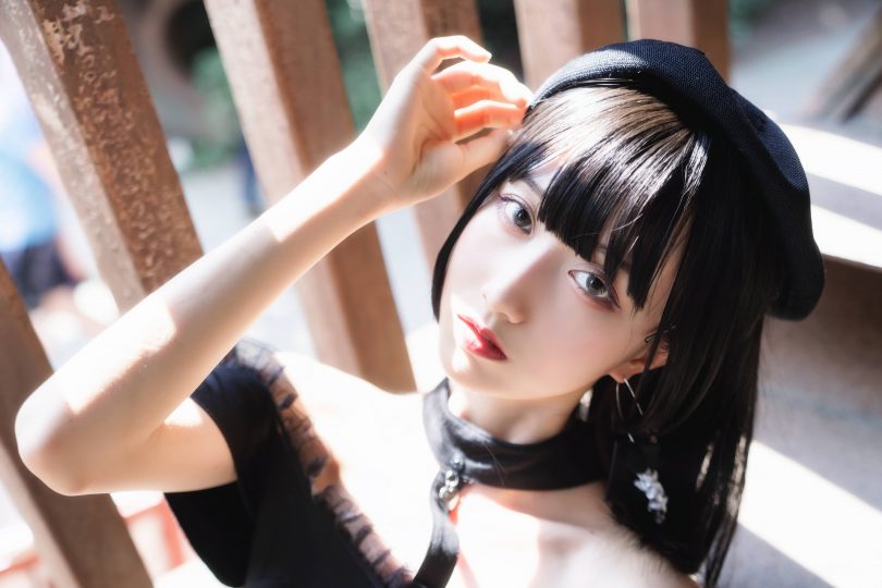 木棉棉OwO cosplay作品 | 木棉棉OwO_连体裙·黑色魅惑cos图包 [23P-441MB]插图2