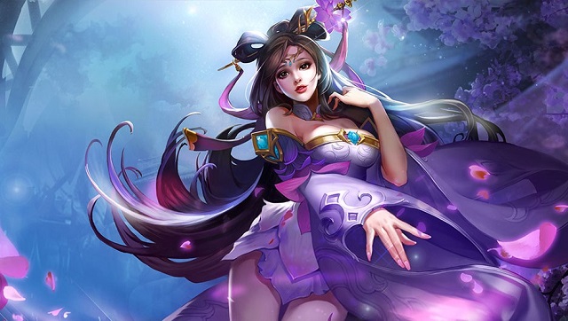 女coser@桃昔doll在游戏《王者荣耀》中化身“绝世舞姬”貂蝉插图