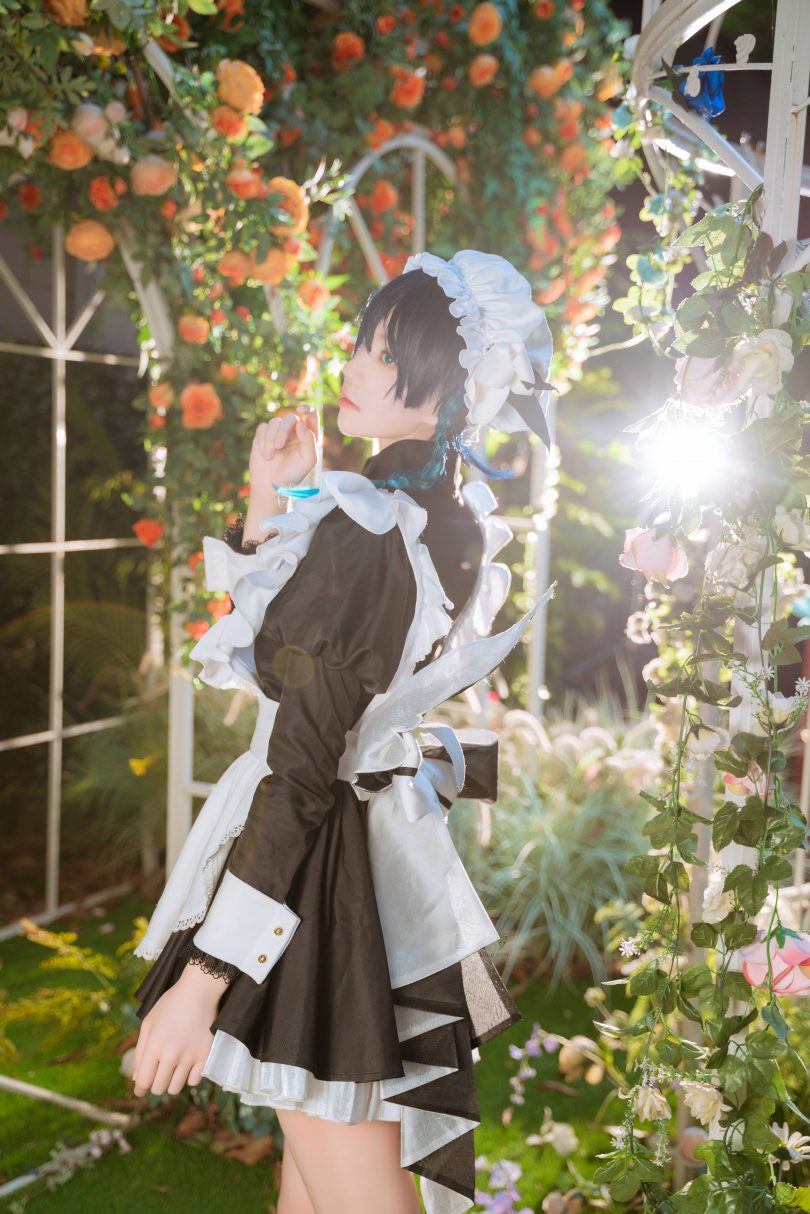桜桃喵cos温迪 | 桜桃喵_原神·温迪女仆+花絮cos作品 [26P1V-1.32GB]插图