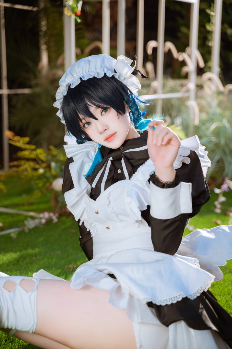 桜桃喵cos温迪 | 桜桃喵_原神·温迪女仆+花絮cos作品 [26P1V-1.32GB]