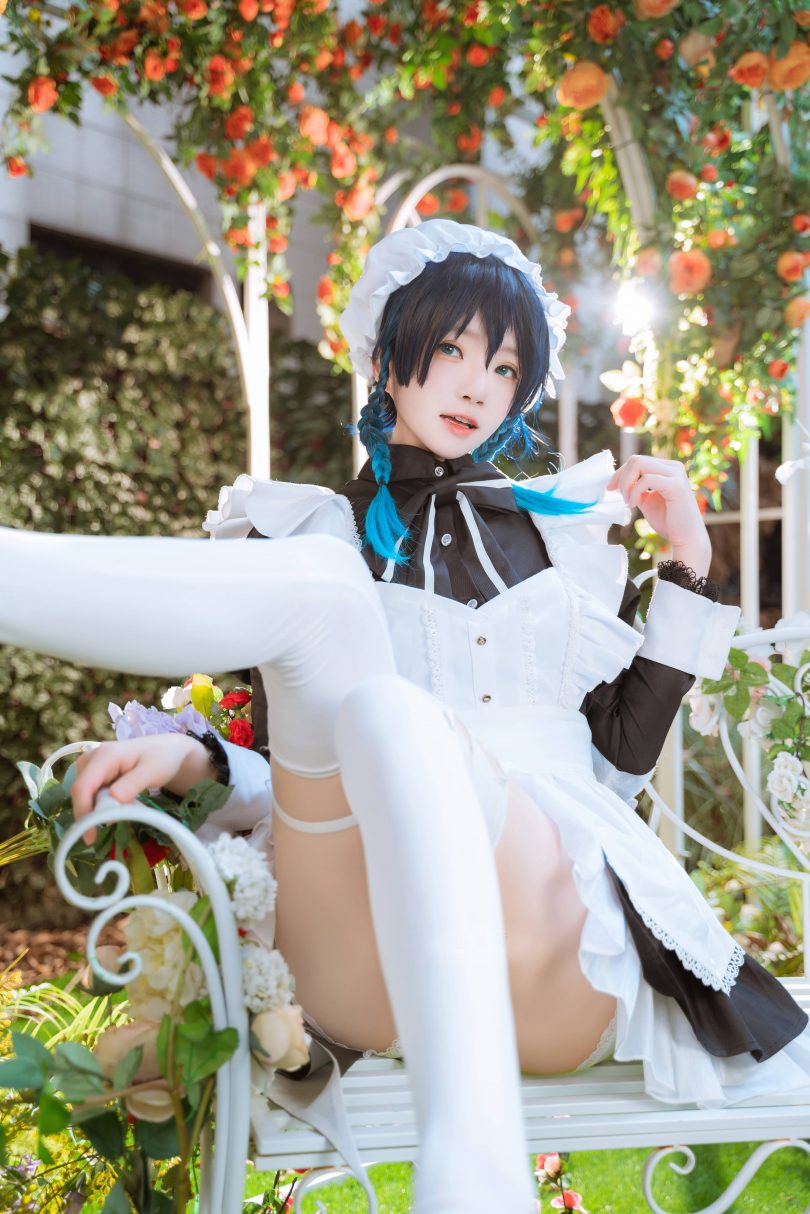 桜桃喵cos温迪 | 桜桃喵_原神·温迪女仆+花絮cos作品 [26P1V-1.32GB]