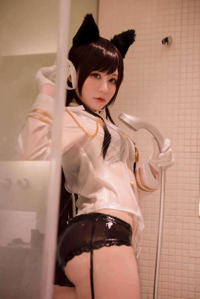 白神泱_碧蓝航线系列 | 白神泱_碧蓝航线·爱岩犬 浴缸cos作品 [21P-12MB]