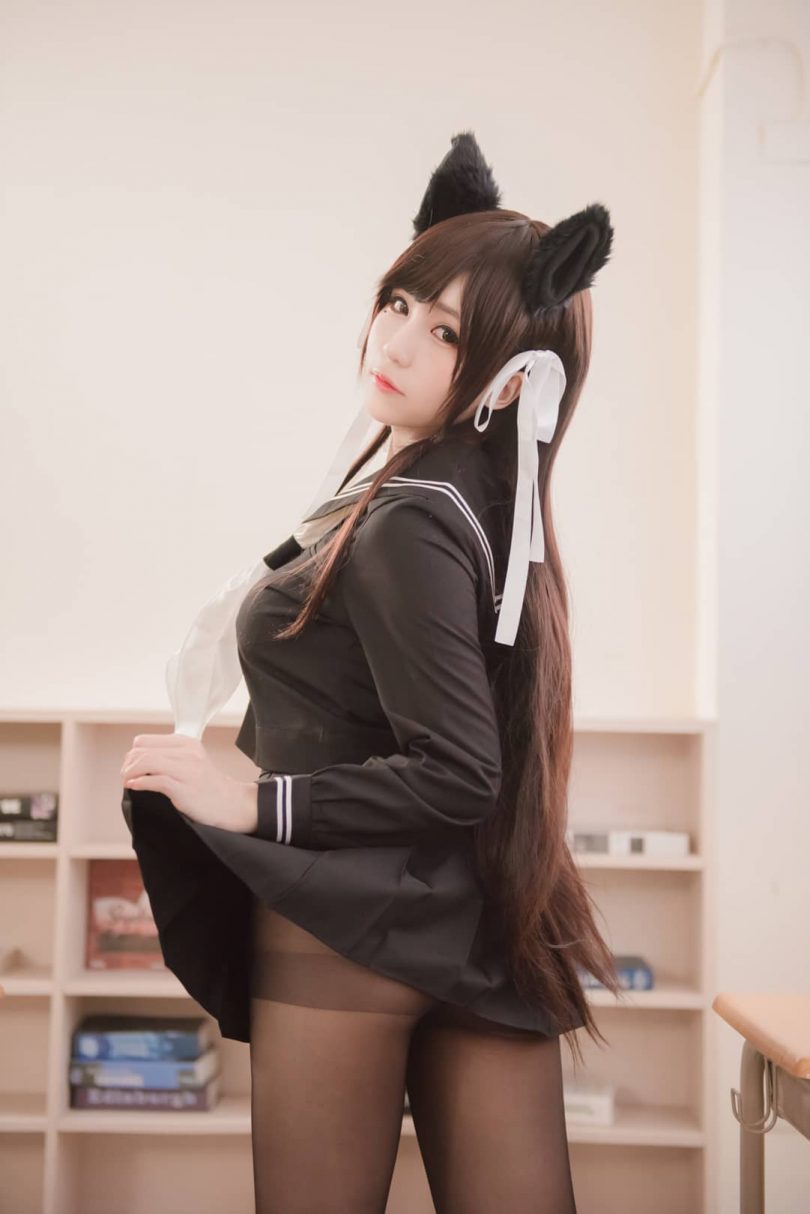 白神泱_兽耳cos系列 | 白神泱_兽耳·丝袜 JK cos作品 [14P-8.61MB]
