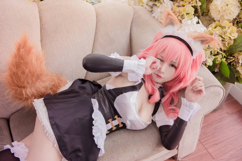 白神泱_女仆cos系列 | 白神泱_FATE·玉藻前+玛修cos作品 [63P-52MB]