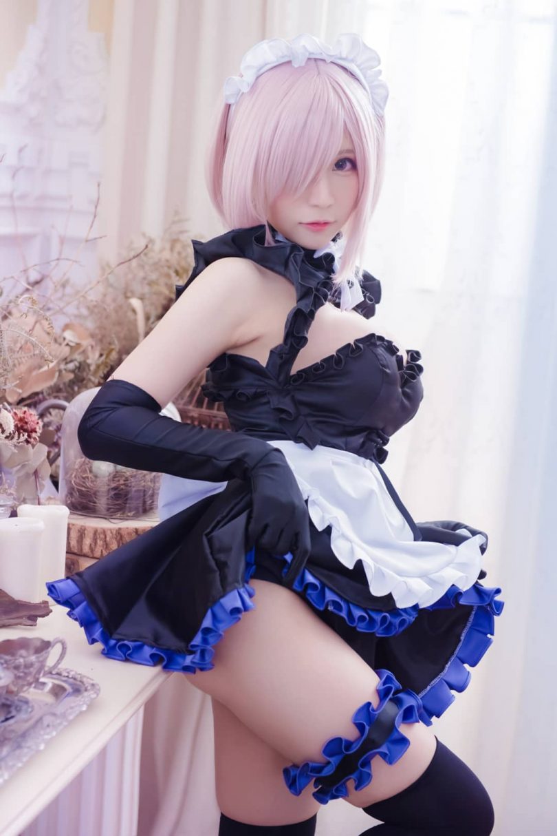 白神泱_女仆cos系列 | 白神泱_FATE·玉藻前+玛修cos作品 [63P-52MB]