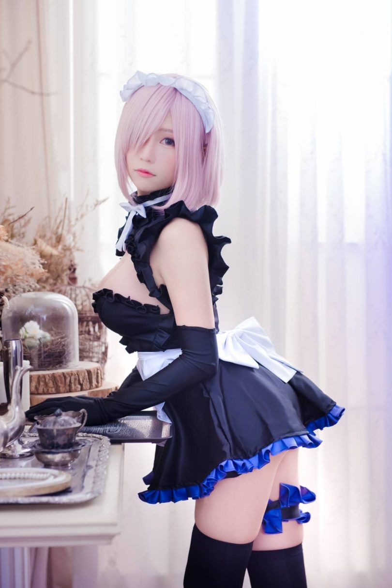 白神泱_女仆cos系列 | 白神泱_FATE·玉藻前+玛修cos作品 [63P-52MB]