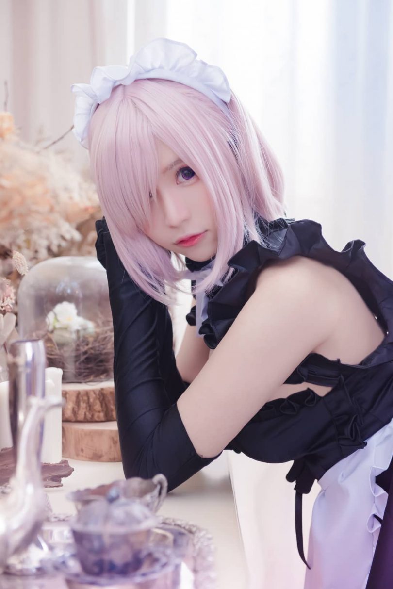 白神泱_女仆cos系列 | 白神泱_FATE·玉藻前+玛修cos作品 [63P-52MB]