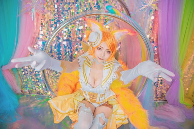 台湾coser@蕾菈Laira化身《传说对决》中的“九尾狐”莉莉安Liliana(台湾蕾拉参加的综艺)插图1