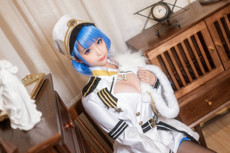 蠢沫沫cos恰巴耶夫 | 蠢沫沫_碧蓝航线·恰巴耶夫cos作品 [40P-479MB](蠢沫沫原名)插图