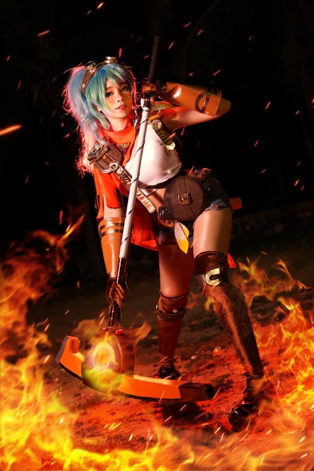 泰国coser@Bellamy在《传说对决》化身可爱的“探险家”诺克西(泰国落地签证最新政策2023)插图4