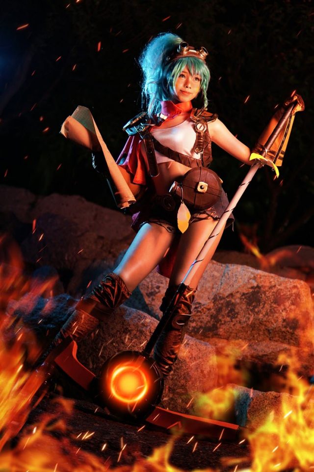 泰国coser@Bellamy在《传说对决》化身可爱的“探险家”诺克西(泰国落地签证最新政策2023)插图3