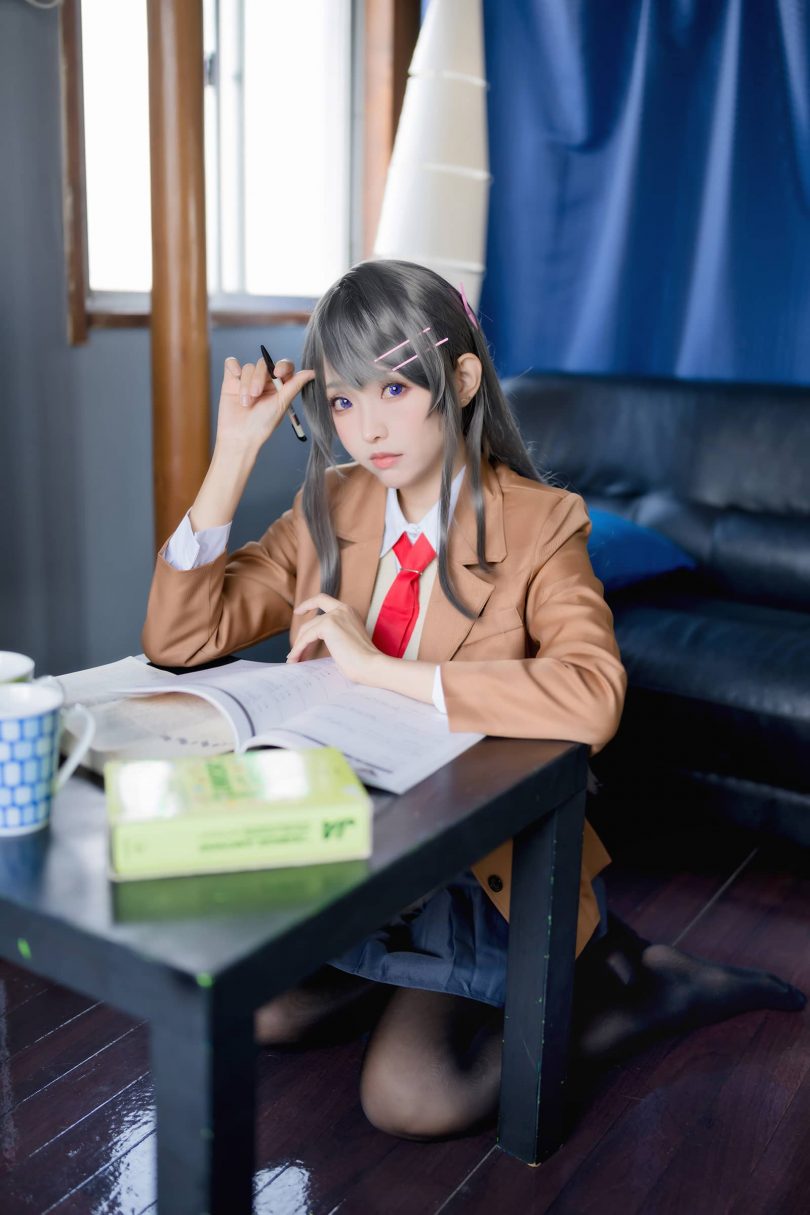 ElyEE子 cos樱岛麻衣 | ElyEE子_青春猪头少年·麻衣學姊cos作品 [50P-69MB]插图