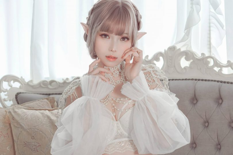 ElyEE子 cos图包 | ElyEE子_Bride&Lingerie·新娘内衣cos作品 [65P-138MB](el azizia)插图