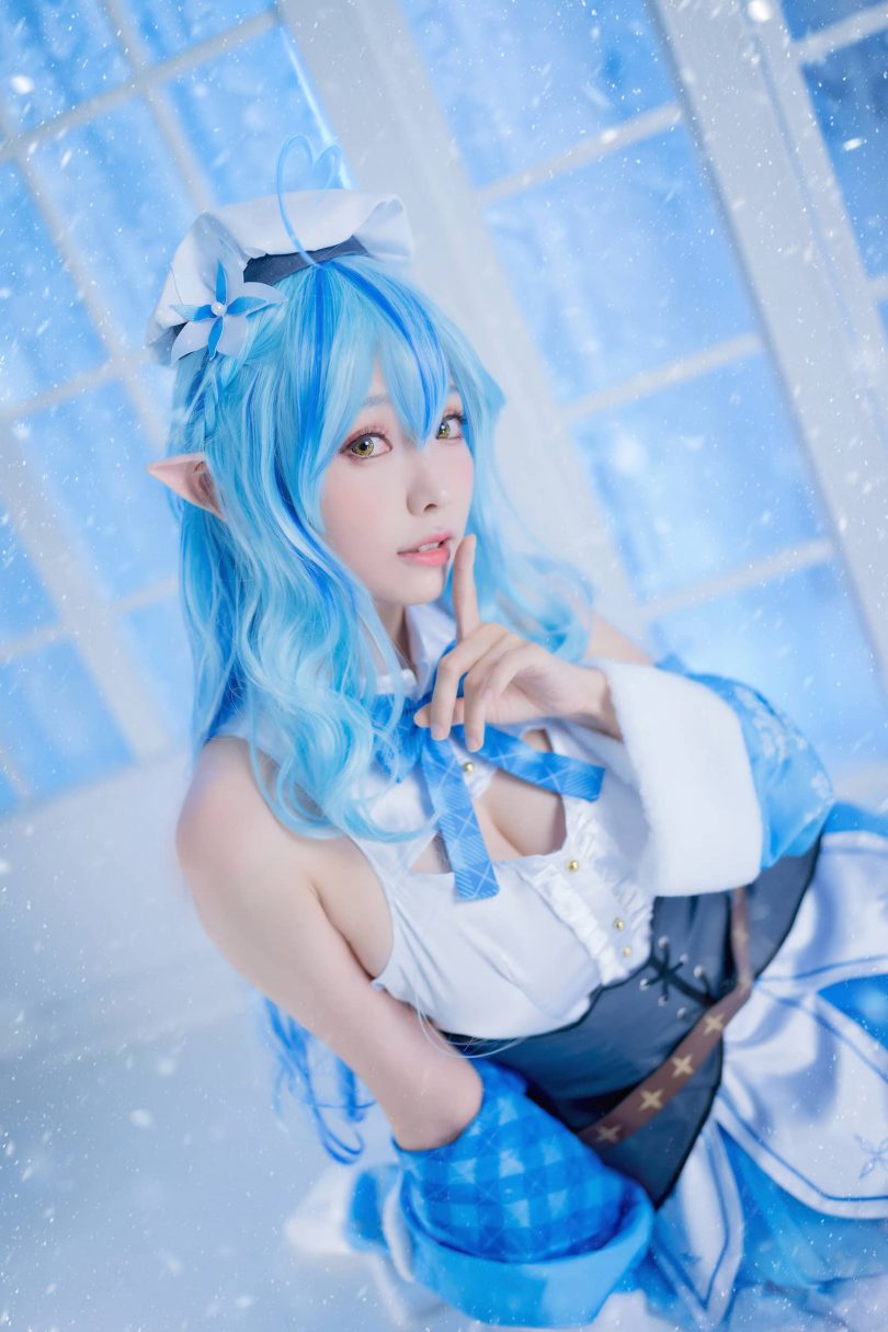 ElyEE子 cos雪花菈米 | ElyEE子_Yukihana Lamy·雪花菈米cos [18P-36MB]