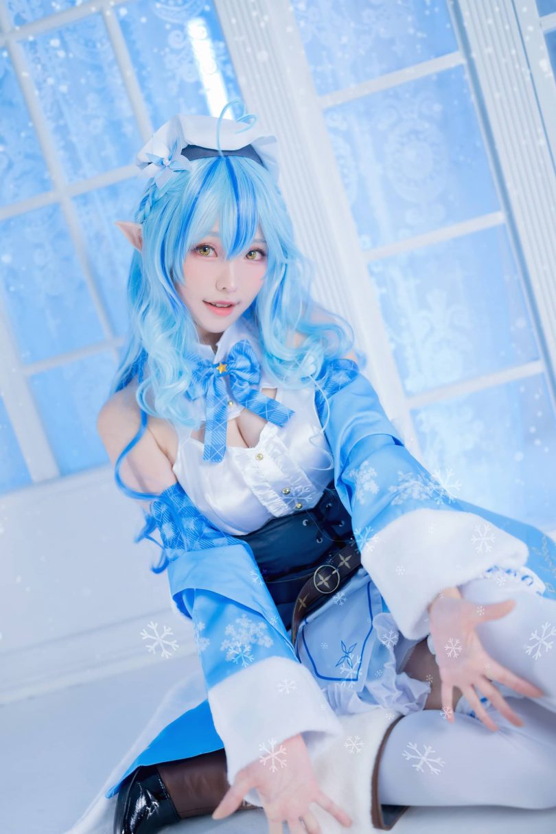 ElyEE子 cos雪花菈米 | ElyEE子_Yukihana Lamy·雪花菈米cos [18P-36MB]