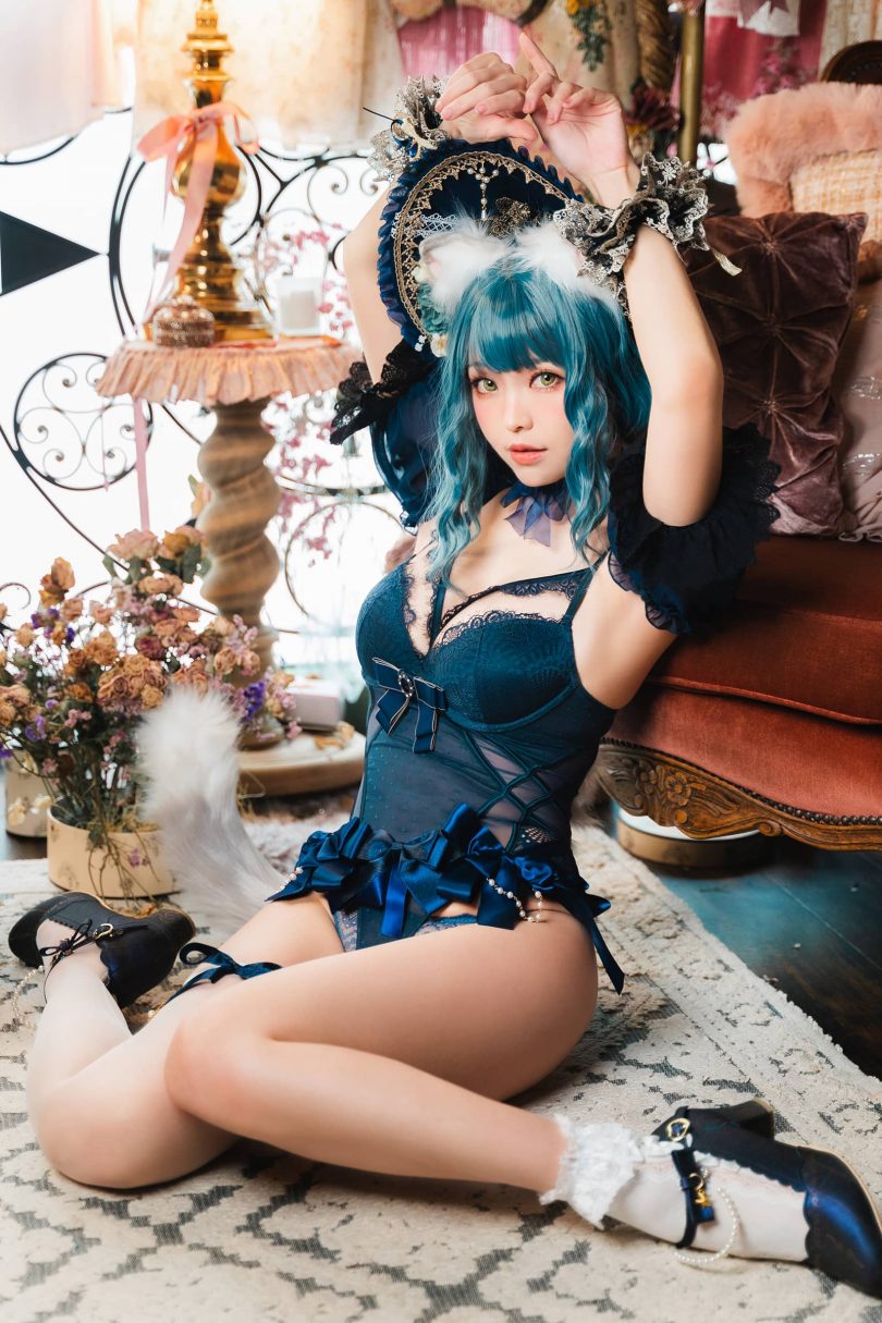 ElyEE子 cos摺耳貓 | ElyEE子_Scottish Fold Cat Doll·摺耳貓cos [60P-207MB]插图3