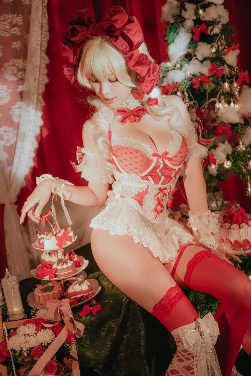 ElyEE子_少女cos系列 | ElyEE子_少女系列·草莓蛋糕少女cos作品 [33P-89MB]