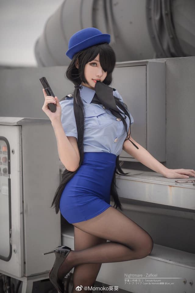 coser@Momoko葵葵在《约会大作战》化身“女警版”时崎狂三插图5