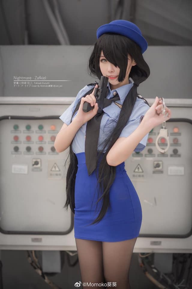coser@Momoko葵葵在《约会大作战》化身“女警版”时崎狂三插图6