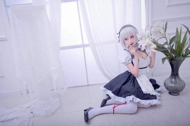 coser@Shika小鹿鹿在游戏《碧蓝航线》化身迷人的“女仆”天狼星(shika小鹿鹿知乎)插图