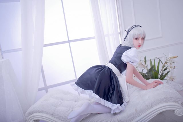 coser@Shika小鹿鹿在游戏《碧蓝航线》化身迷人的“女仆”天狼星(shika小鹿鹿知乎)插图2