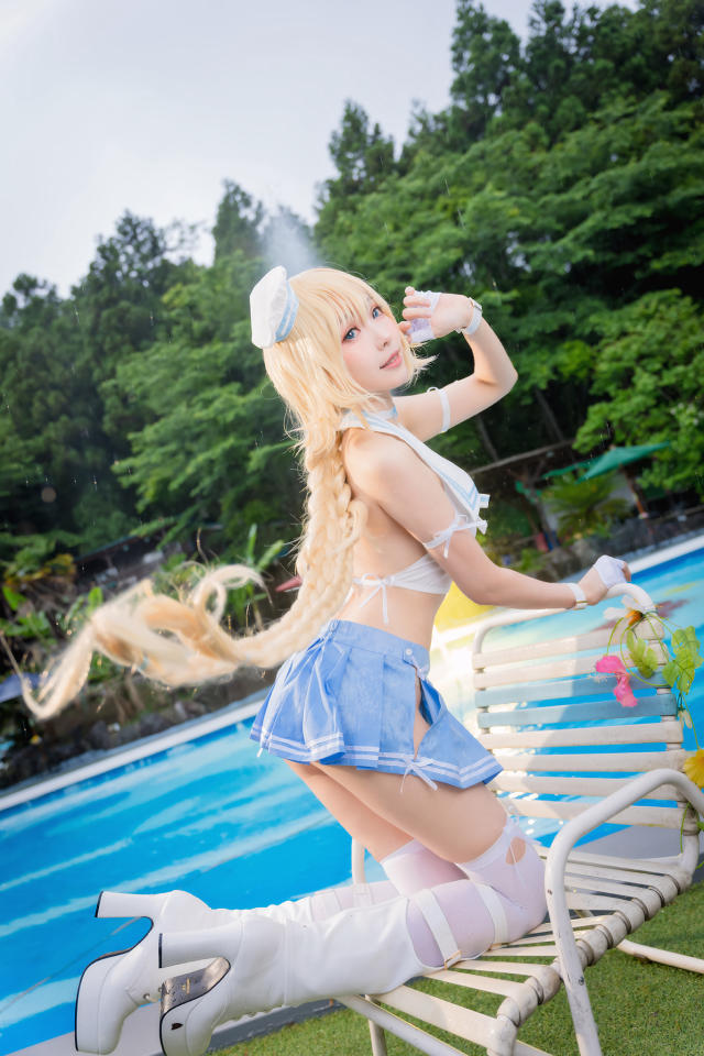 coser@ElyEE子在《命运/冠位指定》中化身温柔可爱的圣女贞德插图2