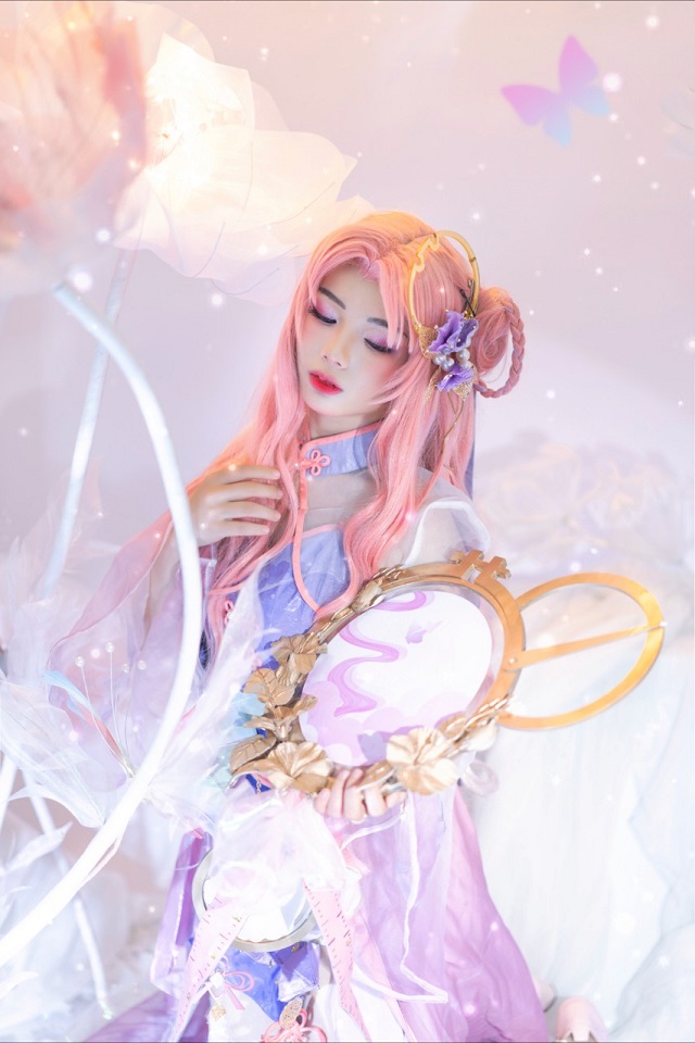 越南女coser@奉燕穿上“乞巧织情”套装化身古典美人王昭君插图3