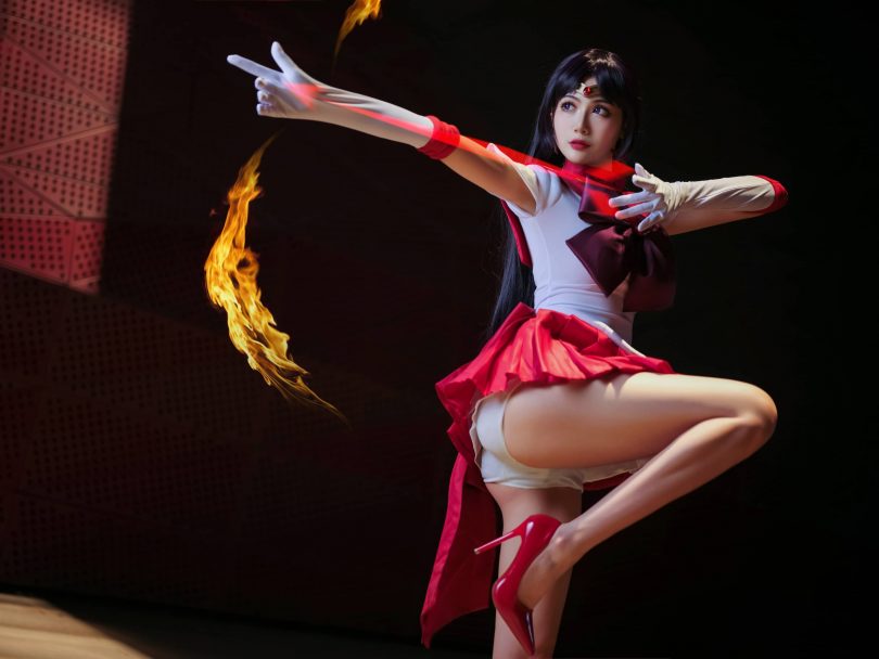 一米八的大梨子cos火野丽 | 一米八的大梨子_美少女战士·火野丽cos [47P-644MB]插图4