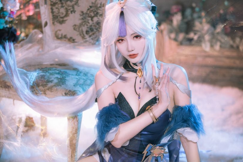 如月灰cos凝光 | 如月灰_原神·凝光 纱中幽兰cos作品 [11P-142MB](如月cp)插图