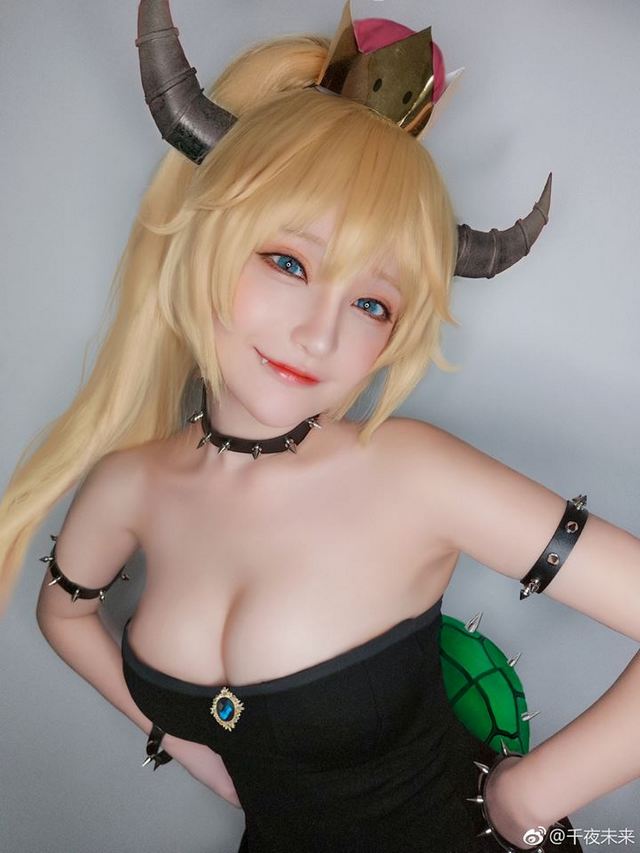 coser@千夜未来化身性感美丽的库巴公主，让马里奥心动(专访千夜未来)插图4