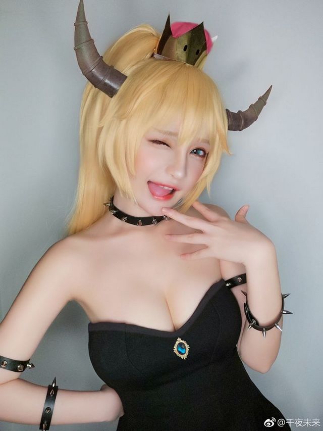 coser@千夜未来化身性感美丽的库巴公主，让马里奥心动(专访千夜未来)插图3