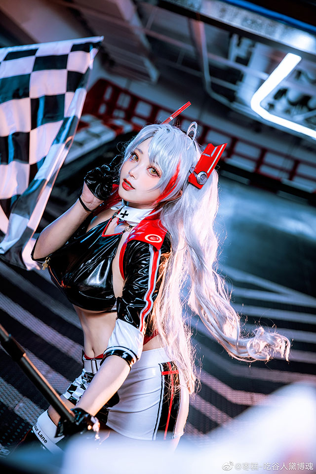 coser@枣糕-吃谷人黛博魂的“赛车版”欧根亲王，来自“灵魂”的美丽(枣糕cos真名)插图6