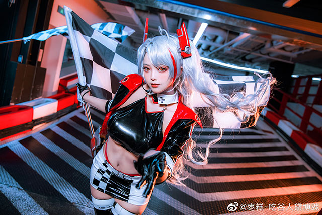 coser@枣糕-吃谷人黛博魂的“赛车版”欧根亲王，来自“灵魂”的美丽(枣糕cos真名)插图1