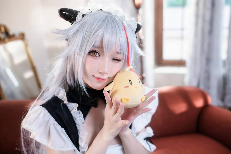 阿包也是兔娘cos埃吉尔 | 阿包也是兔娘_碧蓝航线·埃吉尔女仆cos [46P-450MB](阿包也是兔娘b站叫什么)插图