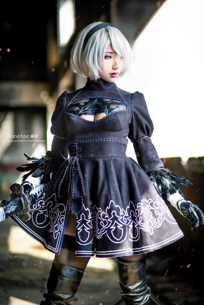 雨波_HaneAme cos尤尔哈2B | 雨波HaneAme_NieR Automata·尤尔哈2B cos [200P-165MB]插图