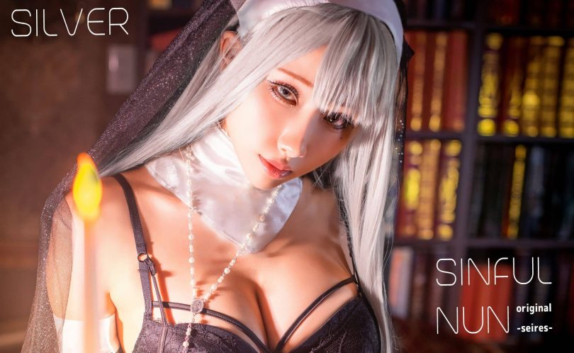 雨波_HaneAme cos修女 | 雨波HaneAme_Sinful nun·修女cos作品 [18P-8.35MB]插图