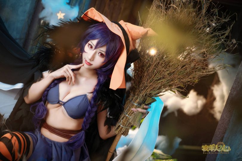 雨波_HaneAme女巫cos系列 | 雨波HaneAme_Witch·女巫cosplay作品 [5P-840KB]插图