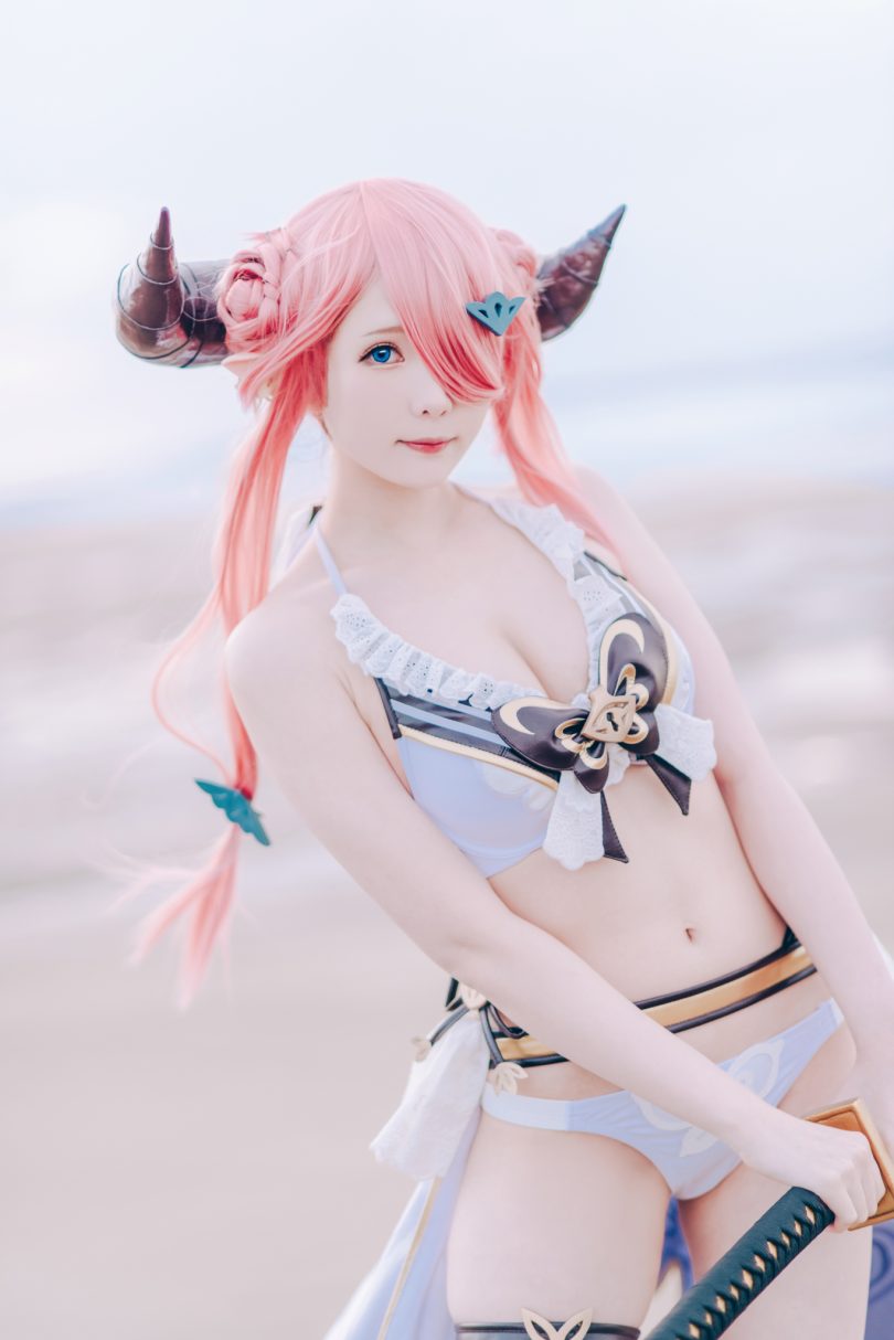 霜月shimo cos娜露梅亚 | 霜月shimo_碧蓝幻想·娜露梅亚cos作品 [95P-120MB]