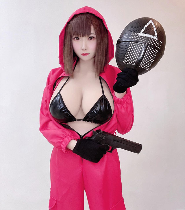 又大又圆的鱿鱼游戏“Squid Game cosplay”，让人眼花缭乱插图3